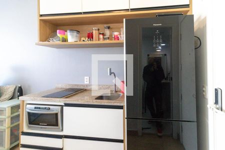 Cozinha de apartamento à venda com 1 quarto, 22m² em Sé, São Paulo