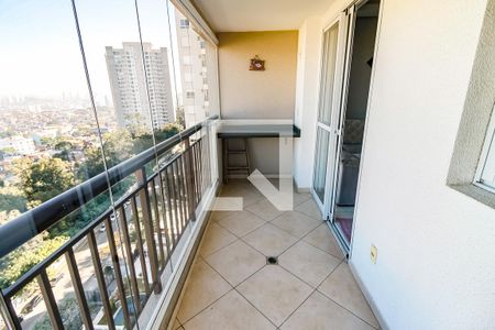 Varanda da Sala de apartamento para alugar com 3 quartos, 70m² em Vila Andrade, São Paulo