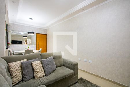 Sala de apartamento à venda com 2 quartos, 70m² em Vila Humaitá, Santo André