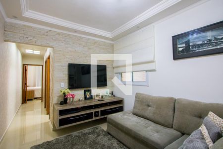 Sala de apartamento à venda com 2 quartos, 70m² em Vila Humaitá, Santo André