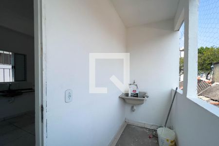 Área de serviço de kitnet/studio para alugar com 1 quarto, 15m² em Cambuci, São Paulo