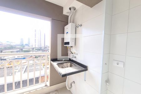 Varanda da Sala de apartamento para alugar com 1 quarto, 32m² em Parque da Vila Prudente, São Paulo