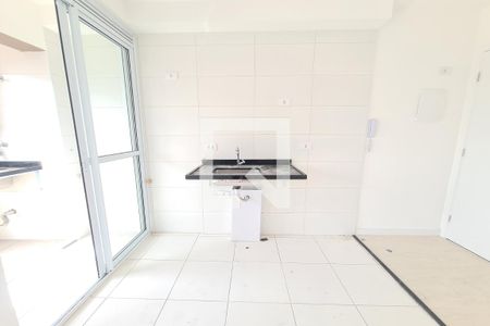 Sala/Cozinha de apartamento para alugar com 1 quarto, 32m² em Parque da Vila Prudente, São Paulo