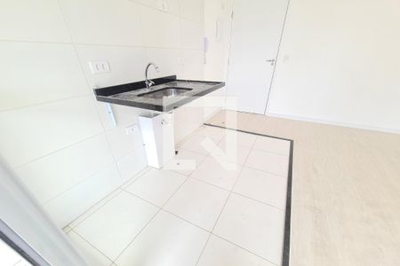 Sala/Cozinha de apartamento para alugar com 1 quarto, 32m² em Parque da Vila Prudente, São Paulo