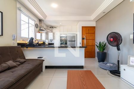 Sala de Estar de apartamento à venda com 1 quarto, 39m² em Carandiru, São Paulo