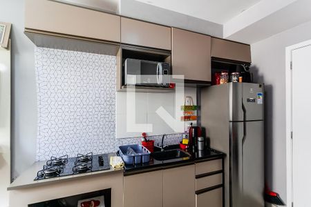 Cozinha de apartamento à venda com 1 quarto, 24m² em Panamby, São Paulo