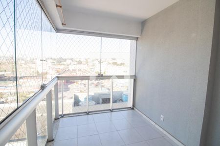 Varanda da Sala de apartamento para alugar com 3 quartos, 72m² em Parque das Industrias, Betim