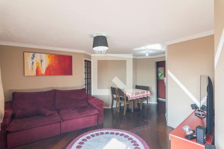 Sala de apartamento à venda com 3 quartos, 81m² em Vila Guiomar, Santo André