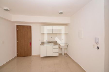 Cozinha Americana / Sala  de kitnet/studio para alugar com 1 quarto, 35m² em Setor Noroeste, Brasília