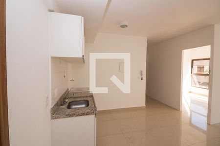 Cozinha Americana / Sala  de kitnet/studio para alugar com 1 quarto, 35m² em Setor Noroeste, Brasília