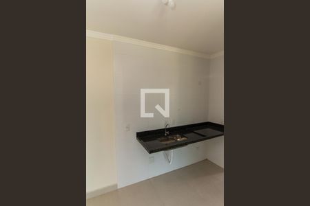 Sala e Cozinha   de apartamento para alugar com 2 quartos, 43m² em Parque Vitória, São Paulo