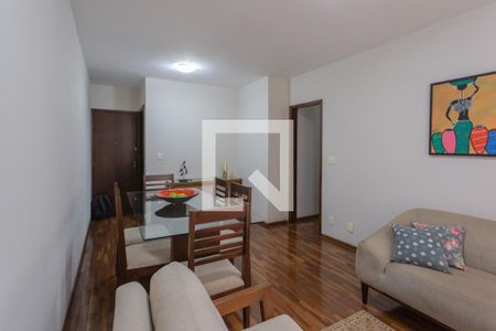 Sala de apartamento à venda com 3 quartos, 96m² em Graça, Belo Horizonte