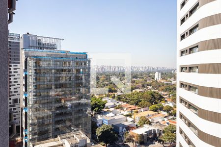 Varanda - Vista de apartamento para alugar com 1 quarto, 28m² em Pinheiros, São Paulo