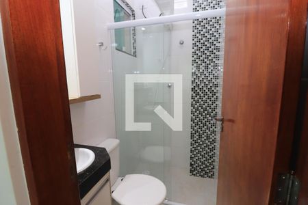 Banheiro de apartamento à venda com 1 quarto, 36m² em Chácara Seis de Outubro, São Paulo