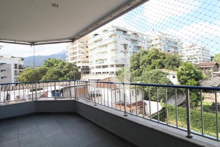 Varanda da Sala de apartamento para alugar com 3 quartos, 96m² em Freguesia de Jacarepaguá, Rio de Janeiro