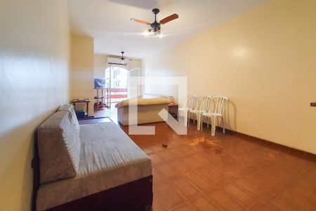 Sala de apartamento para alugar com 3 quartos, 100m² em Vila Júlia, Guarujá