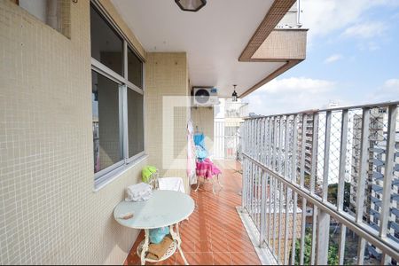 Varanda da Sala de apartamento à venda com 3 quartos, 123m² em Vila Isabel, Rio de Janeiro