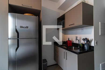 Cozinha de apartamento à venda com 1 quarto, 17m² em Perdizes, São Paulo