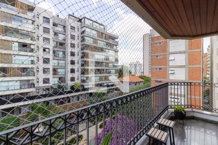 Varanda/Vista da Sala de apartamento para alugar com 4 quartos, 200m² em Sumaré, São Paulo