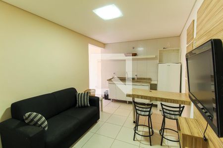 Sala/Cozinha de apartamento para alugar com 1 quarto, 30m² em Parque da Mooca, São Paulo