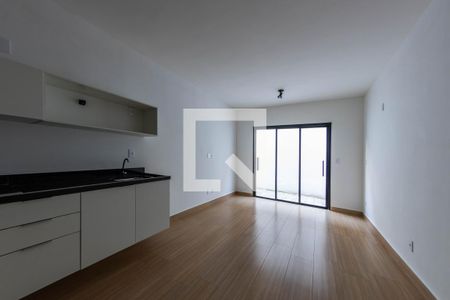 Sala/Cozinha de apartamento para alugar com 1 quarto, 31m² em Quinta da Paineira, São Paulo