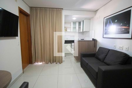 Sala de kitnet/studio para alugar com 1 quarto, 44m² em Setor Pedro Ludovico, Goiânia