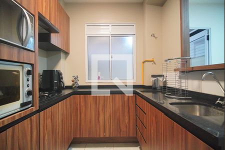 Cozinha de apartamento à venda com 2 quartos, 50m² em Canudos, Novo Hamburgo