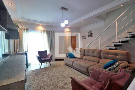 Sala de casa à venda com 3 quartos, 205m² em Vila Camilópolis, Santo André