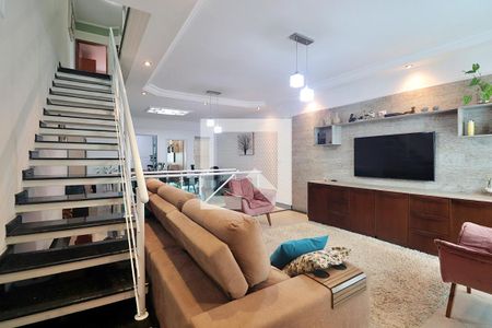 Sala de casa à venda com 3 quartos, 205m² em Vila Camilópolis, Santo André