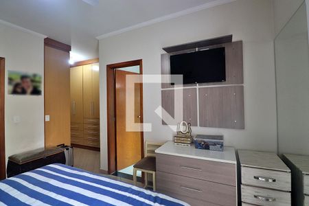 Quarto 1 - Suíte de casa à venda com 3 quartos, 205m² em Vila Camilópolis, Santo André