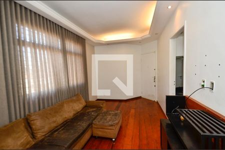 Sala de apartamento à venda com 3 quartos, 80m² em Sagrada Família, Belo Horizonte