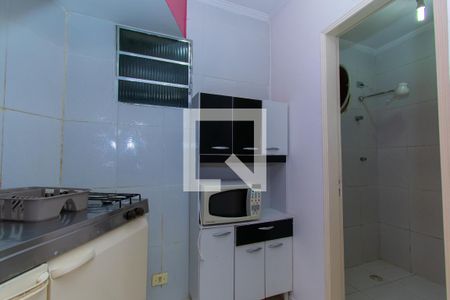 Cozinha de kitnet/studio para alugar com 1 quarto, 20m² em Aclimação, São Paulo