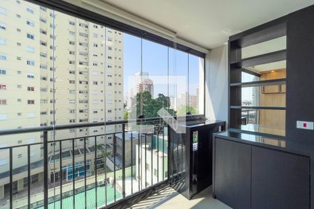 Varanda de kitnet/studio para alugar com 1 quarto, 28m² em Vila Mariana, São Paulo