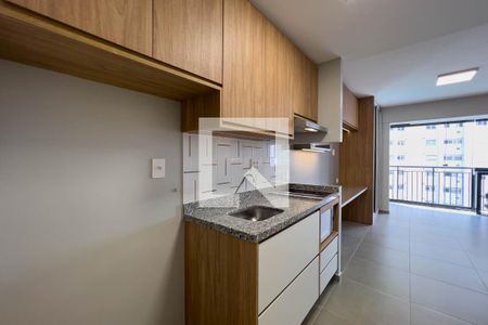 Cozinha de kitnet/studio para alugar com 1 quarto, 28m² em Vila Mariana, São Paulo