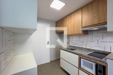 Cozinha de kitnet/studio para alugar com 1 quarto, 28m² em Vila Mariana, São Paulo