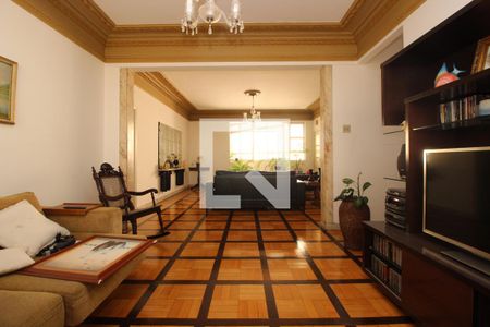 Sala  de apartamento à venda com 5 quartos, 290m² em Centro, Belo Horizonte