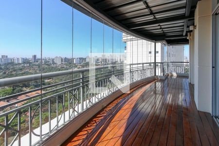 Varanda da Sala de apartamento à venda com 4 quartos, 396m² em Vila Cruzeiro, São Paulo