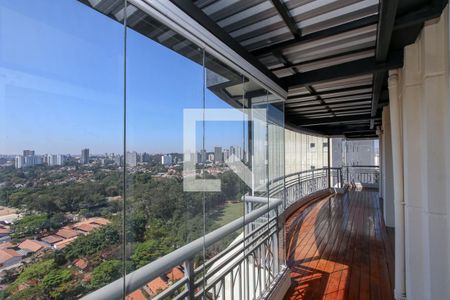 Varanda da Sala de apartamento à venda com 4 quartos, 396m² em Vila Cruzeiro, São Paulo