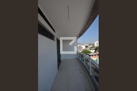 Varanda da Sala de casa de condomínio para alugar com 2 quartos, 70m² em Bento Ribeiro, Rio de Janeiro