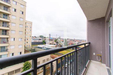 Varanda de apartamento para alugar com 1 quarto, 28m² em Vila Tolstoi, São Paulo