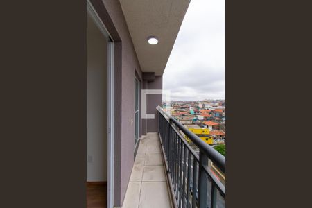 Varanda de apartamento para alugar com 1 quarto, 28m² em Vila Tolstoi, São Paulo