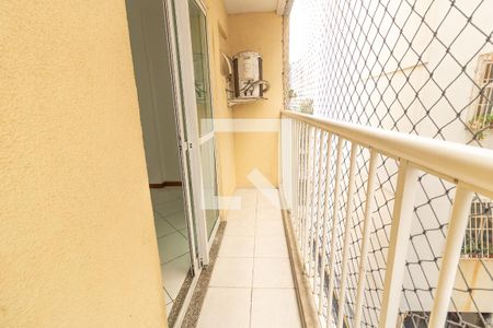 Varanda da Sala de apartamento à venda com 3 quartos, 73m² em Maracanã, Rio de Janeiro