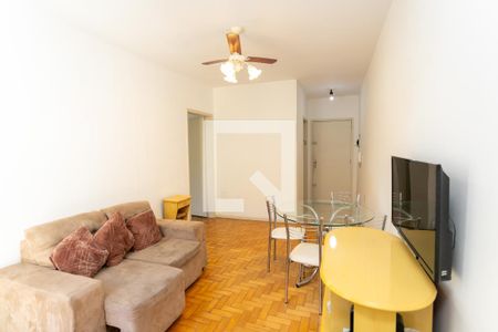 Sala de apartamento à venda com 1 quarto, 48m² em Petrópolis, Porto Alegre