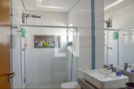 Banheiro da Suíte de casa à venda com 3 quartos, 183m² em Assunção, São Bernardo do Campo