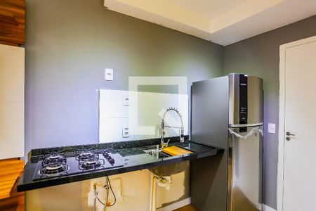 Sala e Cozinha Integrada de apartamento para alugar com 1 quarto, 26m² em Vila Nova das Belezas, São Paulo