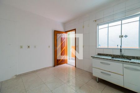 Cozinha de casa para alugar com 1 quarto, 64m² em Campestre, Santo André