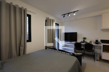 Studio - ambiente quarto de kitnet/studio à venda com 1 quarto, 27m² em Santa Ifigênia, São Paulo