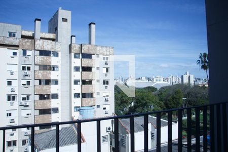 Vista da Sala de kitnet/studio à venda com 1 quarto, 5675m² em Cidade Baixa, Porto Alegre