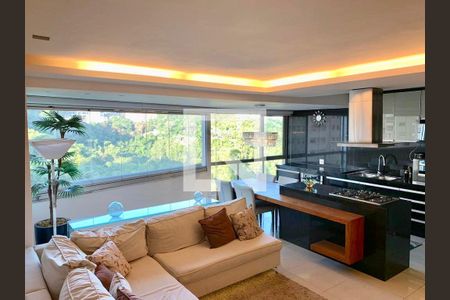 Sala de apartamento à venda com 2 quartos, 69m² em Vila da Serra, Nova Lima