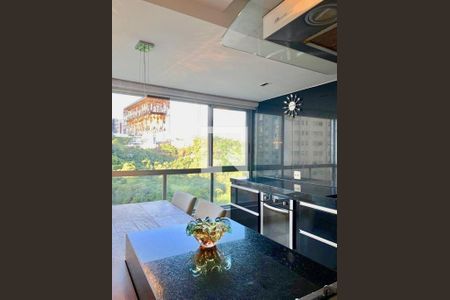Detalhe Sala de apartamento à venda com 2 quartos, 69m² em Vila da Serra, Nova Lima